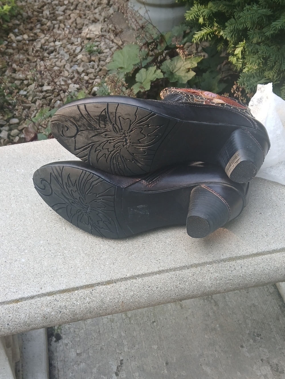 L'Artiste by Spring Step "Parfum" Ankle Boots in dark brown Sz41(9.5) Steampunk - Picture 6 of 12